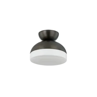 Rue One Light Flush Mount (H851501-TRB)