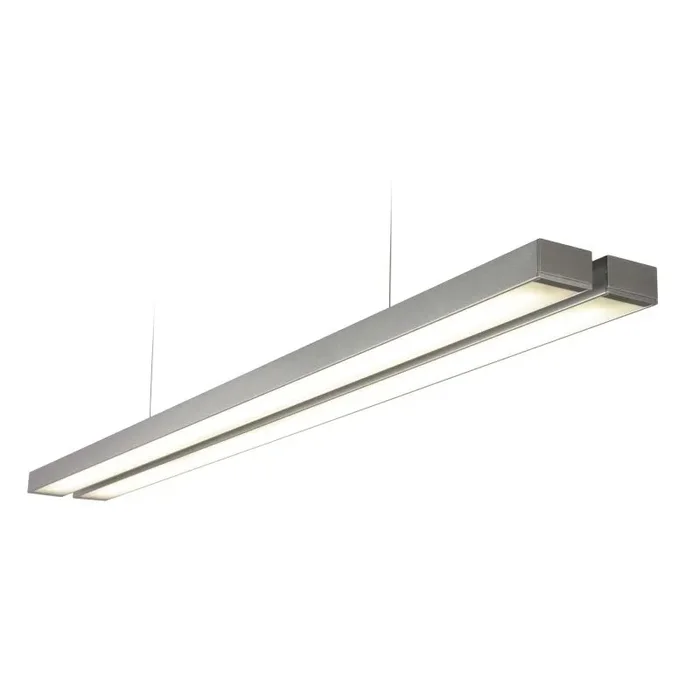 Saxby 1602I35 Edge Double Pendant Aluminium Finish