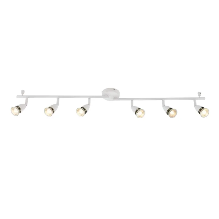 Saxby Lighting Amalfi 6lt bar white 35W 61002