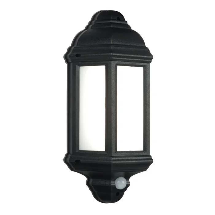 Saxby Lighting Halbury PIR 1lt wall IP44 7W 54553