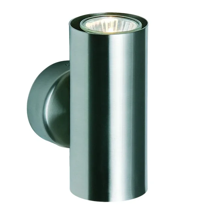 Saxby OD51004 Odis Up & Down Wall Light Satin Nickel Finish