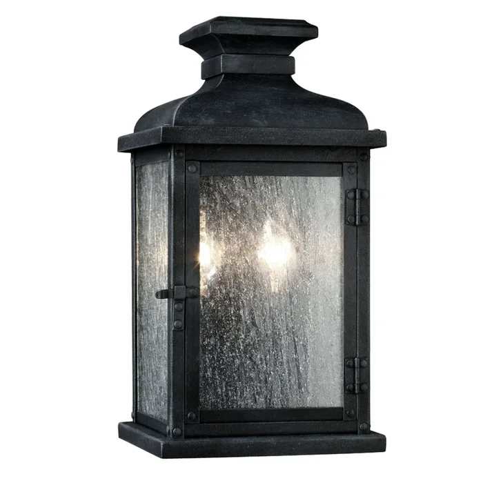 Sean Lavin Pediment Small Lantern in Dark Weathered ZincOL11100DWZ