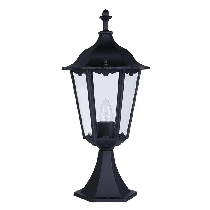 Searchlight Alex Outdoor Post Lamp – Small 1Lt Black Ht55 82503Bk
