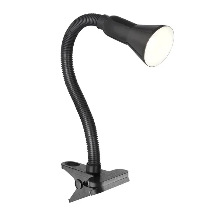 Searchlight Desk Partners – Black Flex Clip Task Lamp 4122Bk