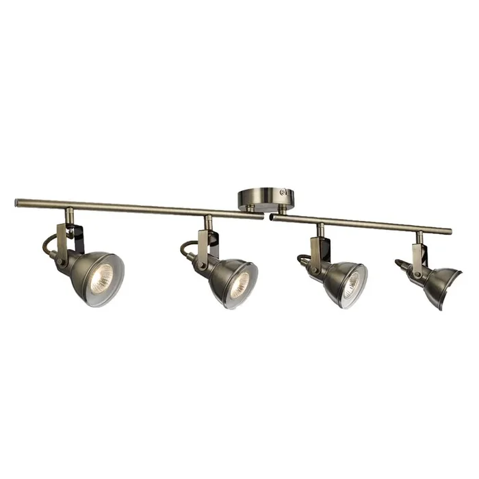Searchlight Focus – 4Lt Spotlight Split-Bar, Antique Brass 1544Ab
