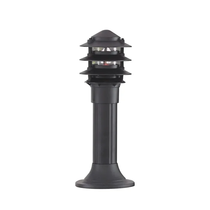 Searchlight Outdoor Posts Lamp/Bollards & Black Pagoda 45Cm Aluminium 1075-450