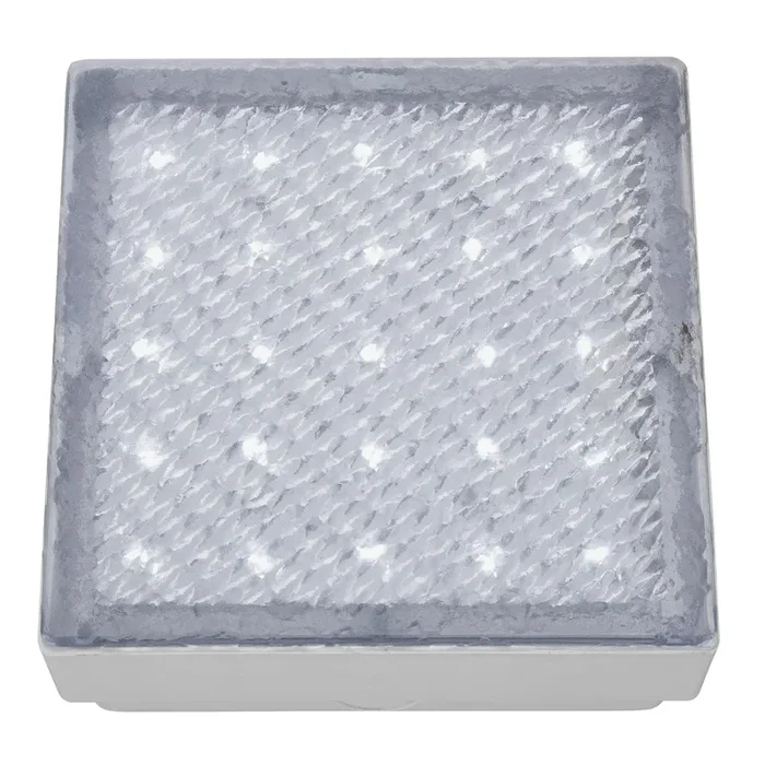 Searchlight Walkover Outdoor Recessed – White Metal & Polycarbonate Search Light Part Number 9913WH
