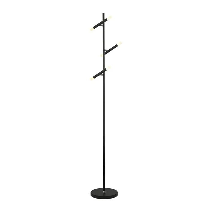 Searchlight Wands 3Lt Led Floor Lamp – Black 4869Bk