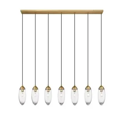 Seven Light Linear Chandelier