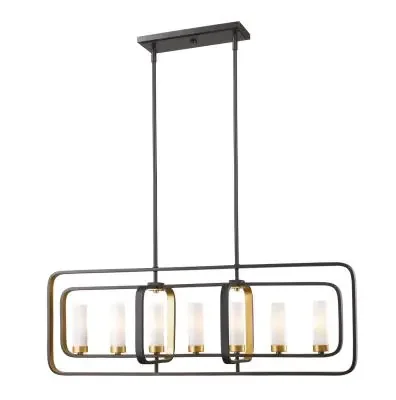 Seven Light Linear Chandelier