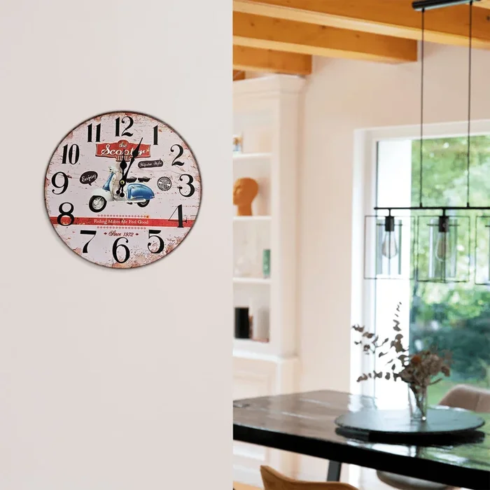 Shop Retro Wooden Decorative Wall Art Clocks Online ~ 5323
