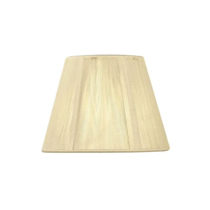 Silk String Shade Ivory Cream 190/300mm x 200mm