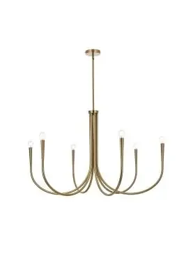 Six Light Chandelier