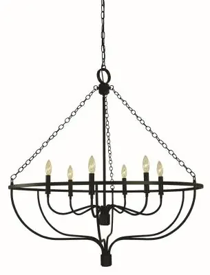 Six Light Chandelier