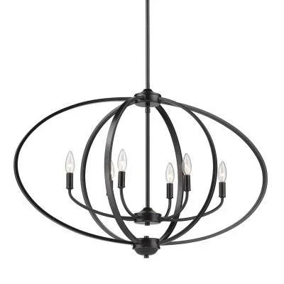 Six Light Linear Pendant8390151