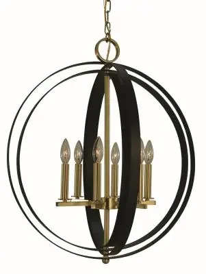 Six Light Pendant