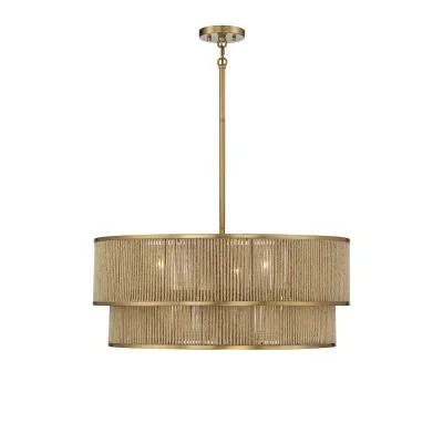 Six Light Pendant9639158