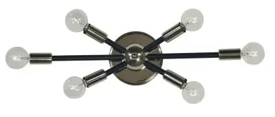 Six Light Wall Sconce