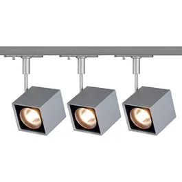 SLV 143354TK3 Altra Dice 50W 3 Light Track Kit Silver Grey