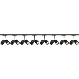 SLV 143430TK8 Bima 2 2x50W 8 Light Track Kit Black