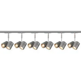 SLV 143432TK6 Bima 2 2x50W 6 Light Track Kit Silver Grey
