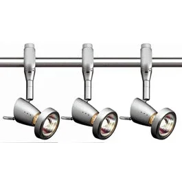 SLV 184092TK3 Siena 50W 3 Light Track Kit Silver Grey