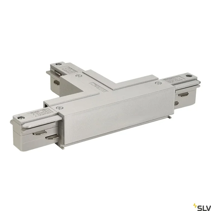 SLV EUTRAC T-connector earth right , silver-grey 145644