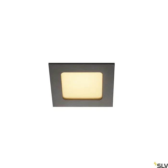 SLV FRAME BASIC LED SET, downlight , matt black, 6W, 3000K, incl. driver 112720