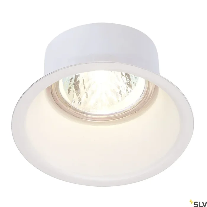SLV HORN GU10 downlight, round, white, max. 50W 112911