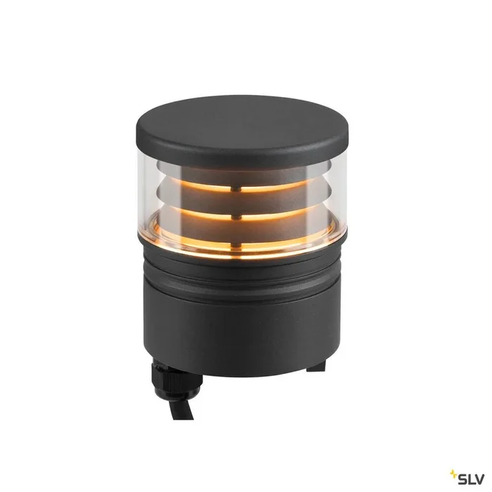 SLV M-POL S Polehead, Louver lamp head, anthracite, 11W, 145/155lm, 2700/3000K, CRI90 1006385