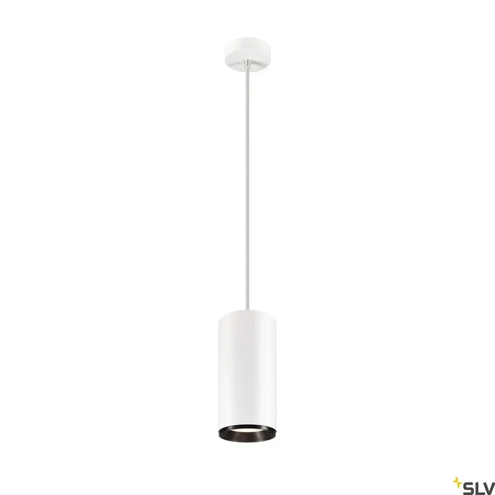 SLV NUMINOS® XL PHASE, white / black pendant light, 36W 4000K 60° 1005722