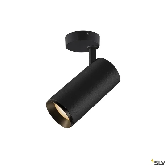 SLV NUMINOS SPOT PHASE L Indoor LED recessed ceiling light black/black 2700K 24° 1004290