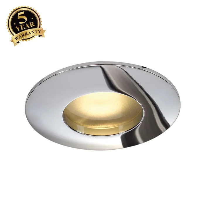 SLV OUT 65 downlight, round,chrome, MR16, max. 35W 111018