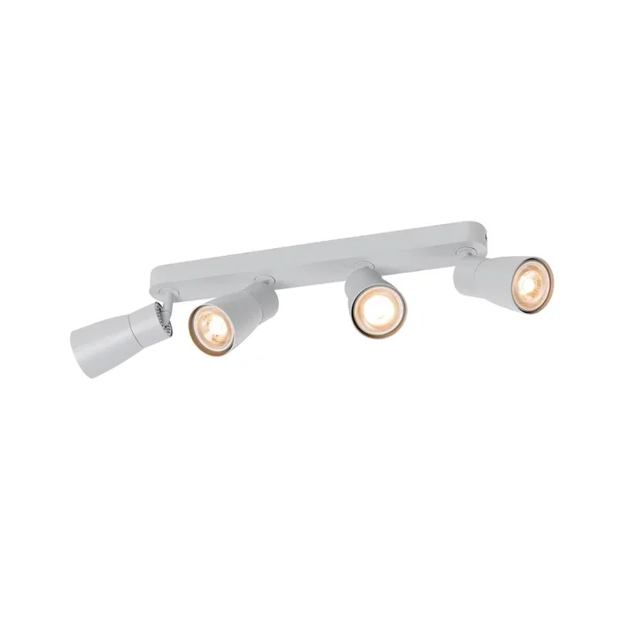SLV PURI 2.0 Dome, wall and ceiling-mounted light, long, 4 x max. 6 W GU10, grey 1008355