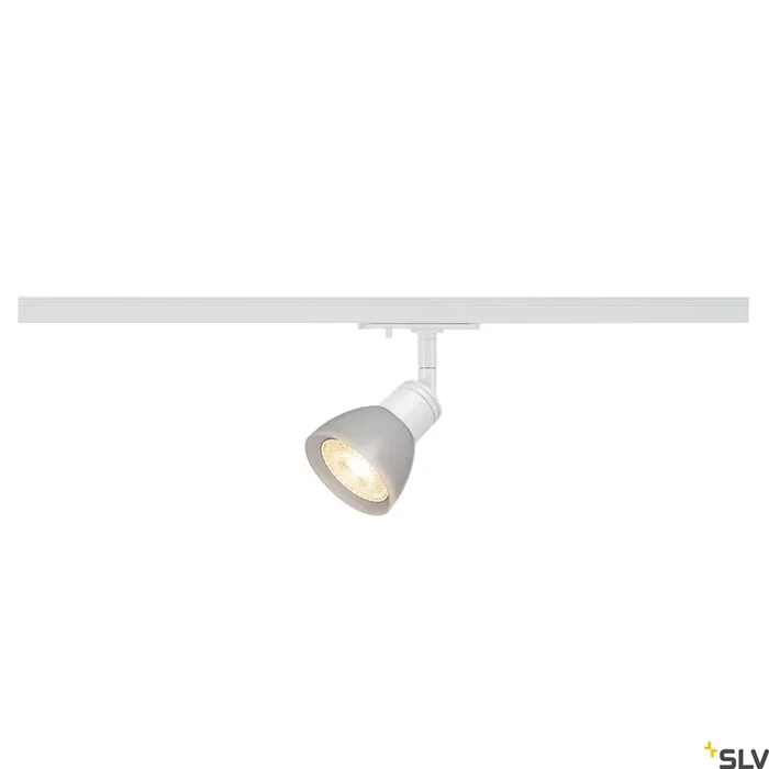 SLV PURIA SPOT, white, GU10, max. 50W, incl. 1-circuit adapter 143451
