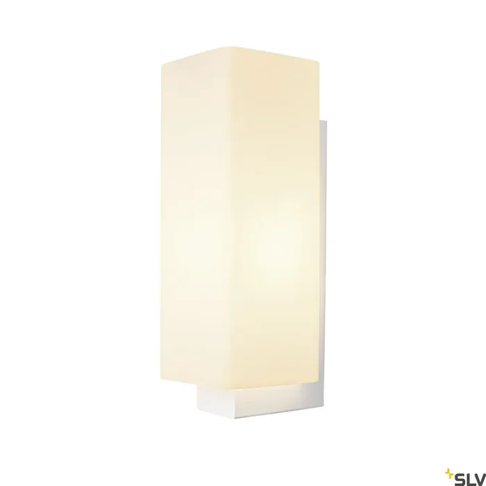 SLV QUADRASS indoor surface-mounted wall light E27 white 1003431