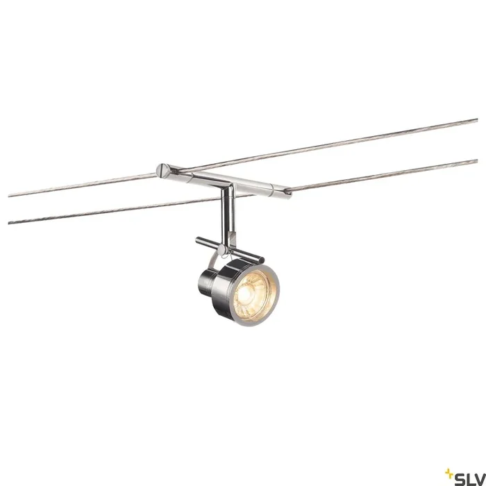 SLV SALUNA, cable luminaire for TENSEO low-voltage cable system, QR-C51, chrome 139132