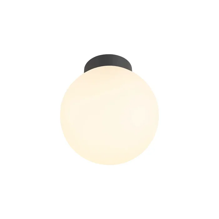 SLV SUN 20, ceiling-mounted light, round, 1x max. 60 W, E27, black 1008125