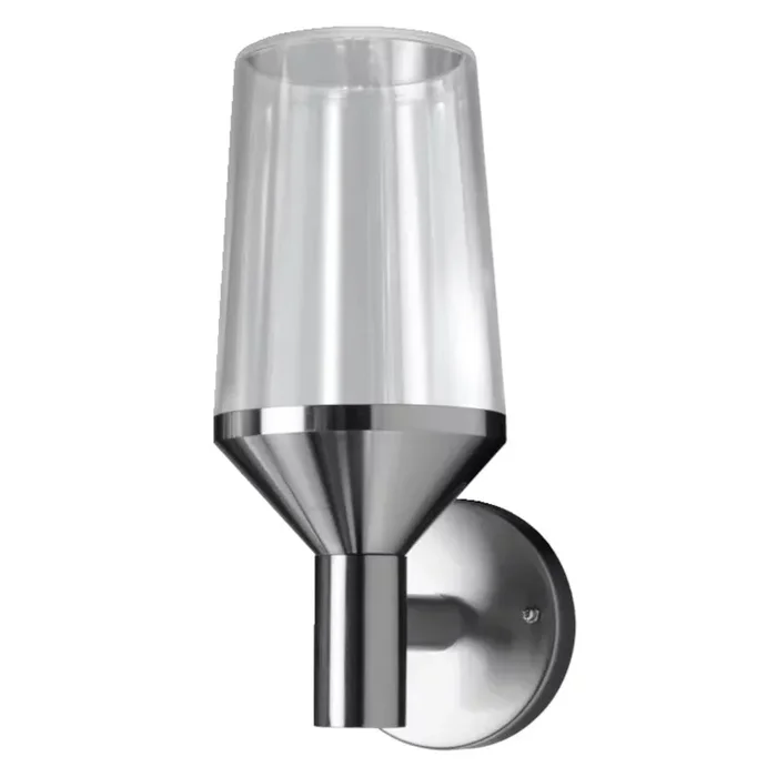 Steel Endura Classic Calice Wall Light IP44 ES Cap (without lamp) Ledvance