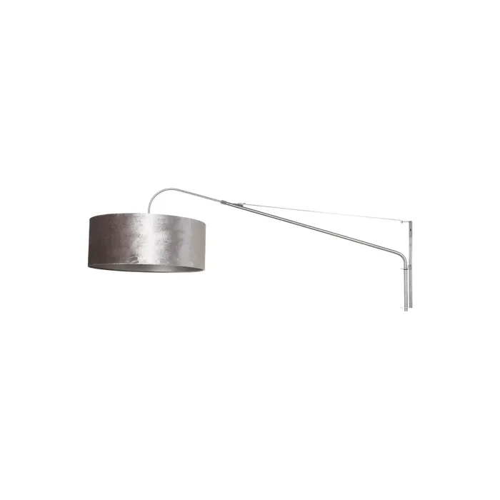 Steinhauer ELEGANT CLASSY Wall Light brushed steel, 1-light source