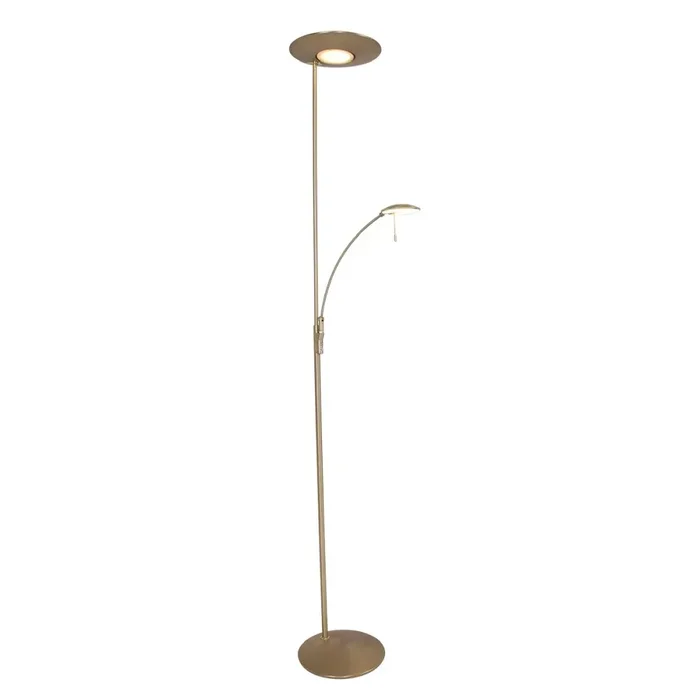 Steinhauer ZENITH Floor Lamp LED brass, 2-light sources