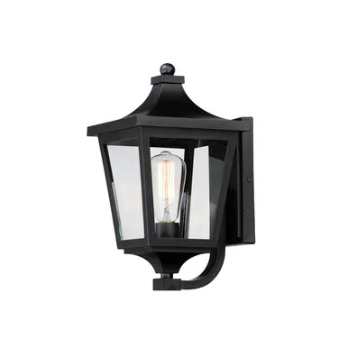 Sutton Place VX One Light Outdoor Wall Sconce (40232CLBK)