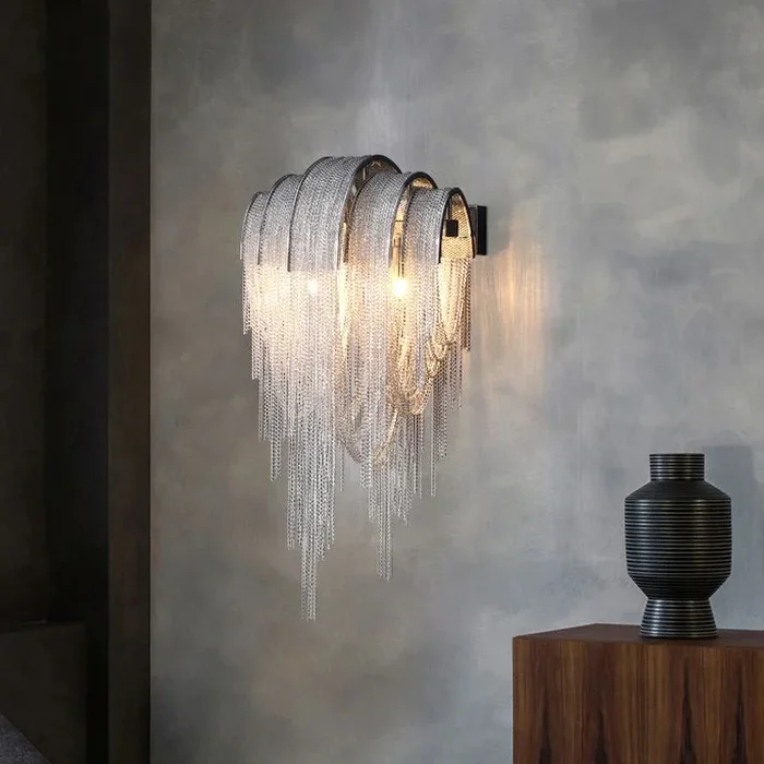 Tassel Chain Modern Wall SconceTasse-535