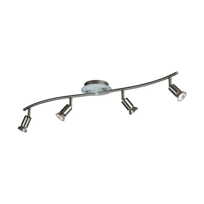 Thalassa 4 Light Spotlight GU10, Matt Chrome/Glass
