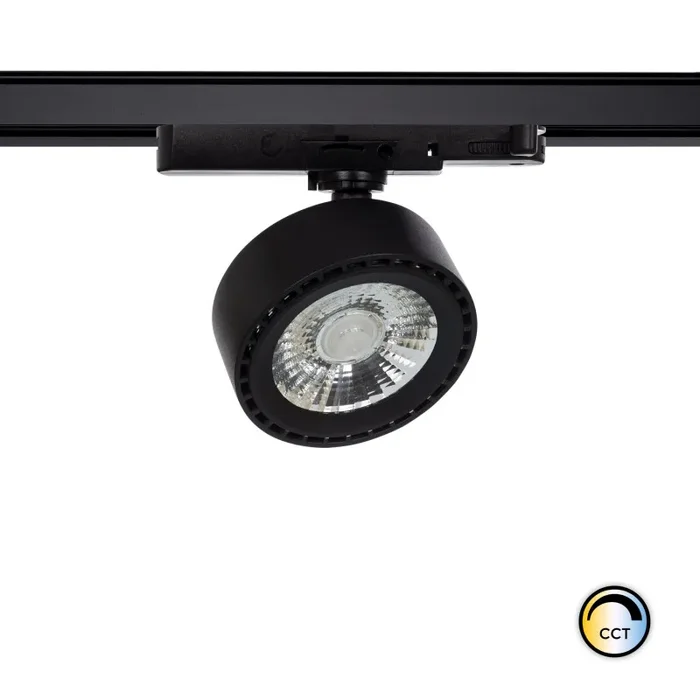 Three Circuit 20W Colour Selectable CCT LED Track Light New Onuba CRI90 – Black
