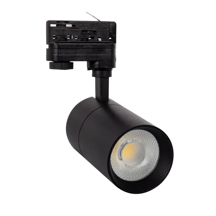 Three Circuit 20W Cool White Track Light Dimmable LED New Mallet – Black