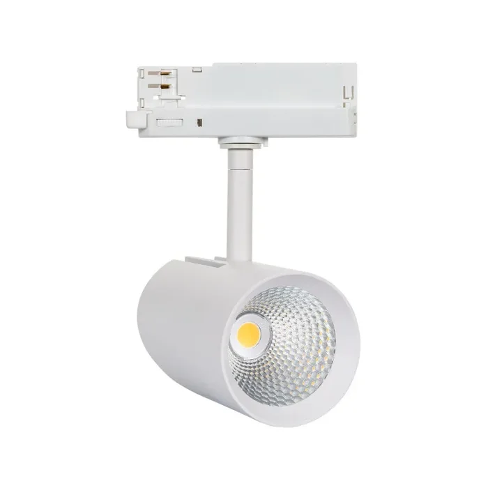 Three Circuit 30W Warm White LED Track Light CRI90 Fuji – White