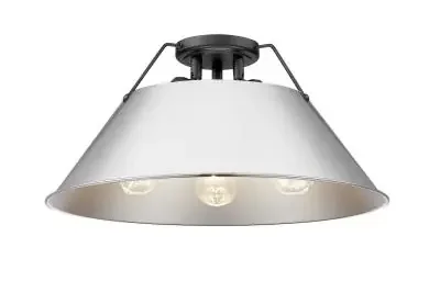 Three Light Flush Mount