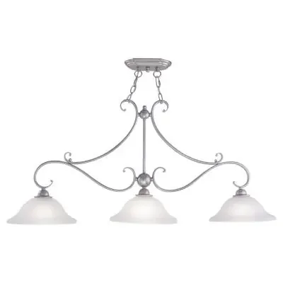 Three Light Linear Chandelier
