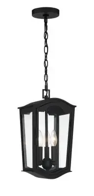 Three Light Outdoor Chain Hung